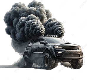 Угарный и углекислый газ. В том числе и запах от автомобилей